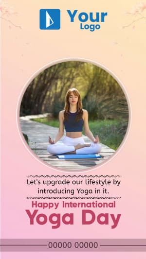 International Yoga Day Insta Story poster