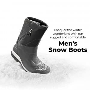 Men's Footwear marketing poster