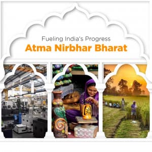 AatmaNirbhar Bharat Social Media post