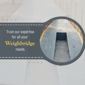 Weighbridge marketing post