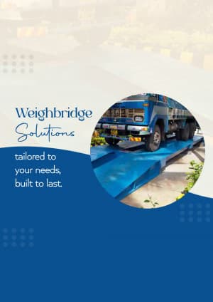 Weighbridge banner