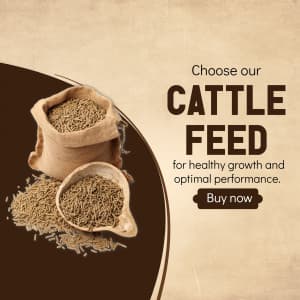 Cattle feed business template