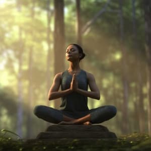 Yoga Day - AI Generated facebook banner