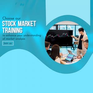 Share Market Training marketing poster