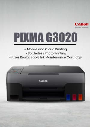 Canon business flyer
