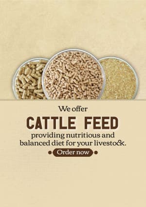 Cattle feed post