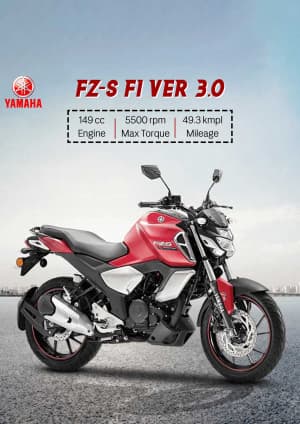 Yamaha Two Wheeler promotional images