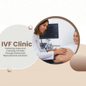 IVF Clinic promotional template