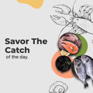 Seafood promotional images
