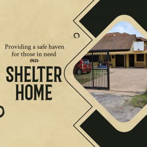 Shelter home business flyer