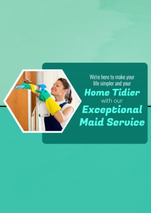 Maid Service business banner