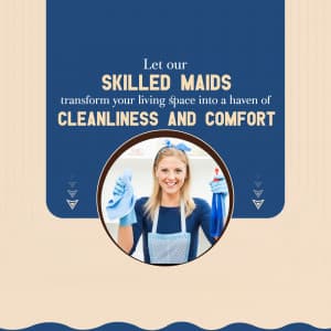 Maid Service business flyer