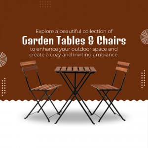 Outdoor Furniture promotional template
