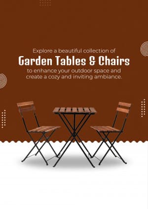 Outdoor Furniture promotional poster