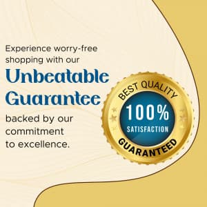 Warranty and Guarantee creative image