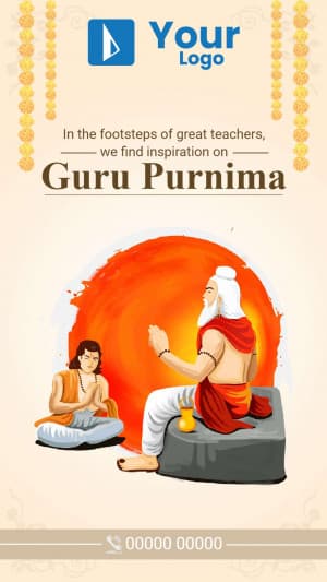 Guru Purnima Insta Story poster