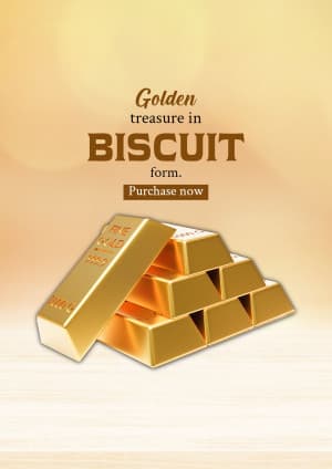 Gold Biscuit business banner