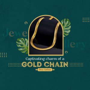 Gold Chain promotional template