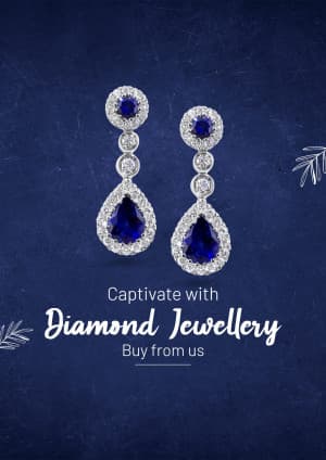 Diamond Jewellery promotional template