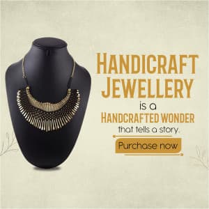 Handicraft Jewellery promotional poster