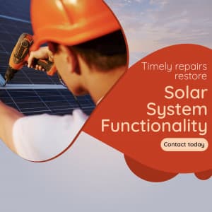 Solar Maintenance promotional poster