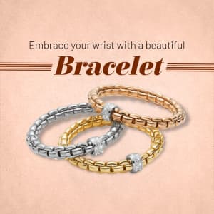 Bracelet business flyer