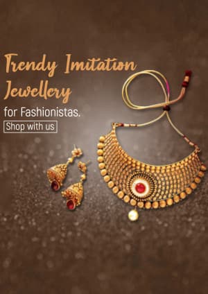 Imitation  Jewellery promotional post