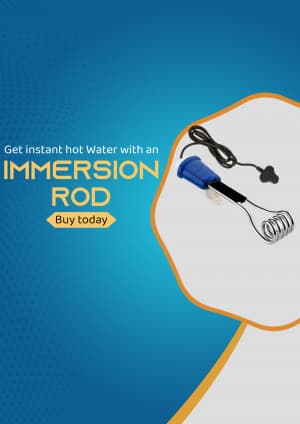Immersion Rod promotional template