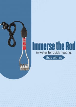 Immersion Rod promotional post