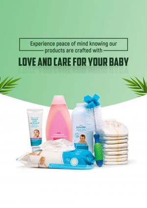 Baby Care Product promotional poster