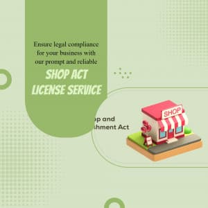 Shop Act Licence promotional images