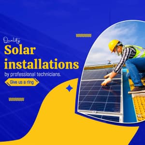 Solar Installation Service facebook ad