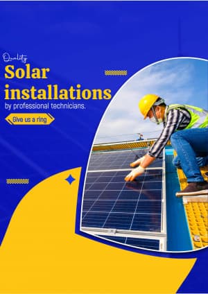 Solar Installation Service instagram post