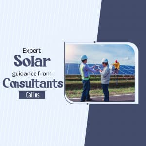 Solar Consultant promotional template