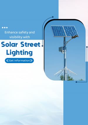 Solar Street Light promotional images