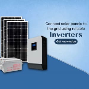 Solar Inverter business flyer