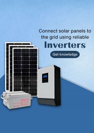 Solar Inverter business template