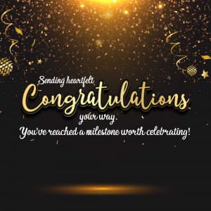 Congratulation post