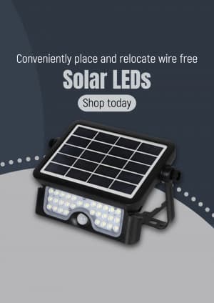 Solar LED lights business video