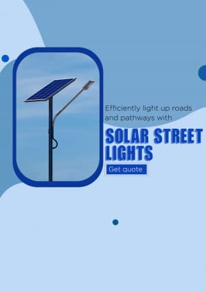 Solar Street Light business banner