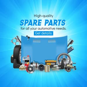 Spare Parts business flyer