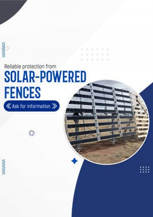 Solar Fence business template