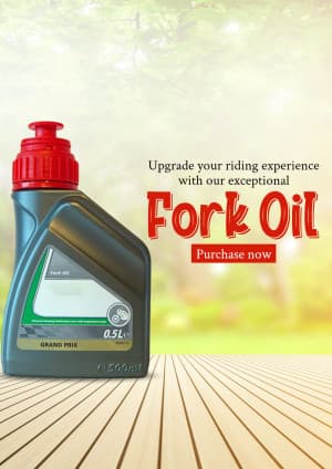 Fork oil business template