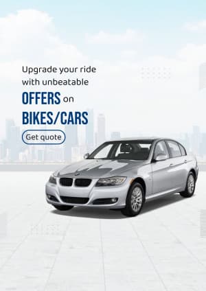 Bike/Car offers business image