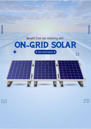 On Grid Solar Plant business video