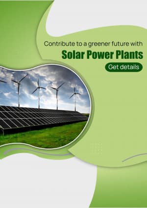 Solar Power Plant business image