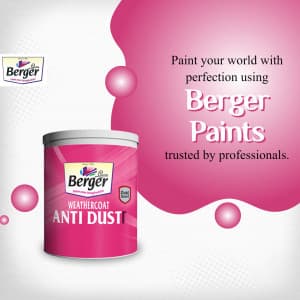 Berger Paints flyer