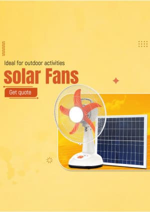 Solar Fans business template