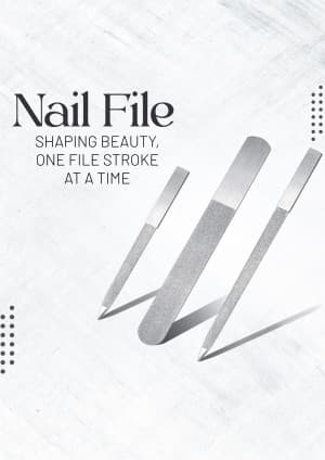 Nail Care promotional template