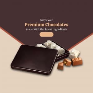 Chocolates business flyer